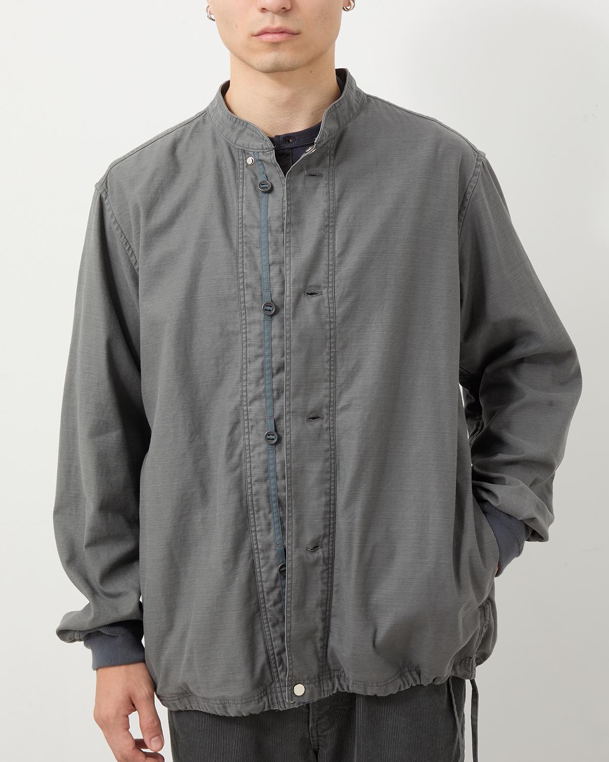 TROOPER SHIRT JACKET COTTON BACKSATIN PIGMENT DYE