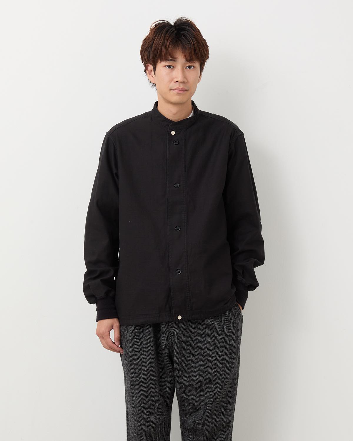 TROOPER SHIRT JACKET COTTON BACKSATIN PIGMENT DYE