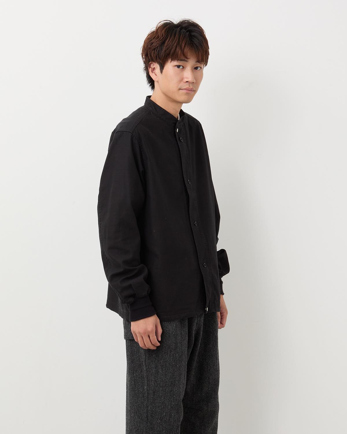 TROOPER SHIRT JACKET COTTON BACKSATIN PIGMENT DYE