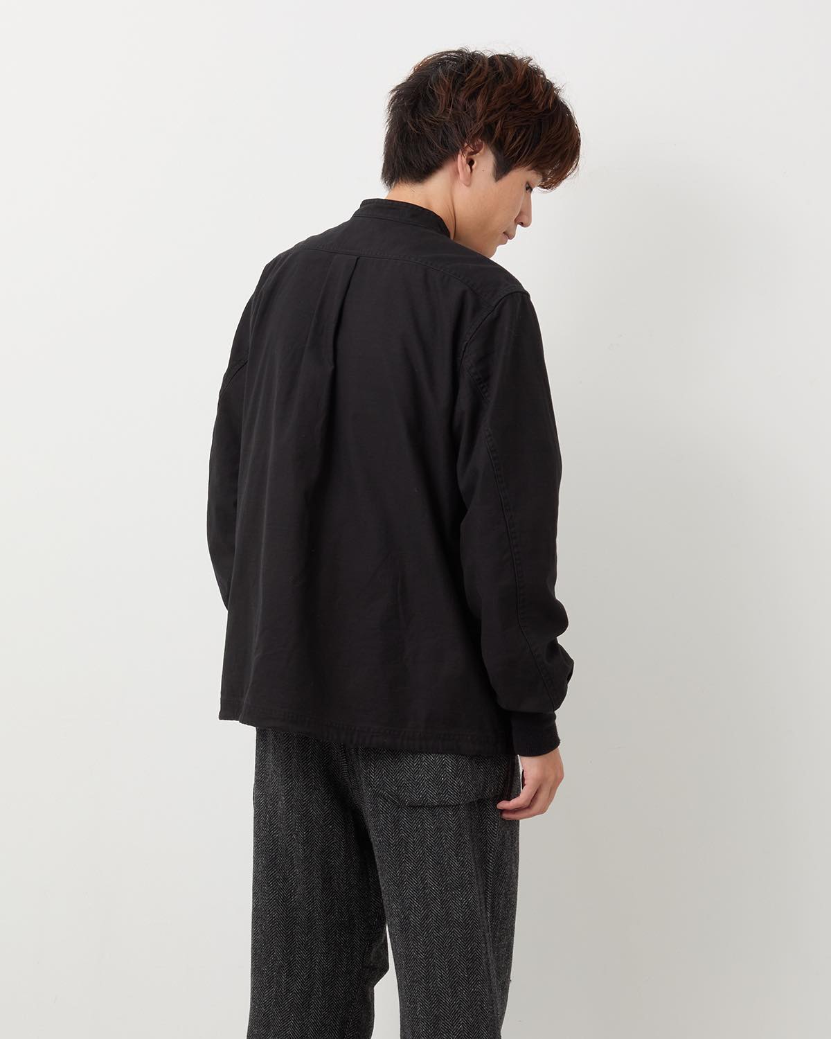 TROOPER SHIRT JACKET COTTON BACKSATIN PIGMENT DYE