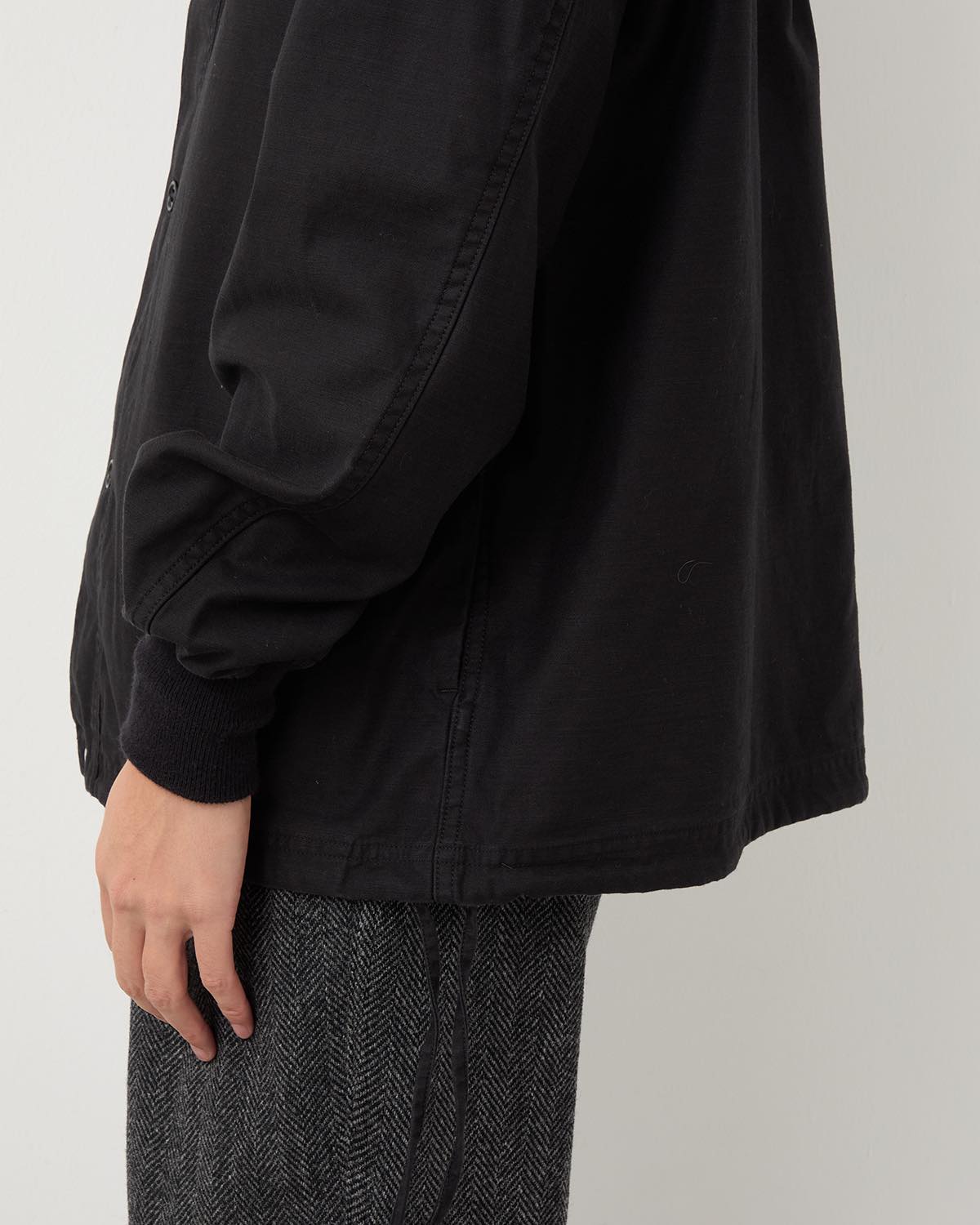 TROOPER SHIRT JACKET COTTON BACKSATIN PIGMENT DYE