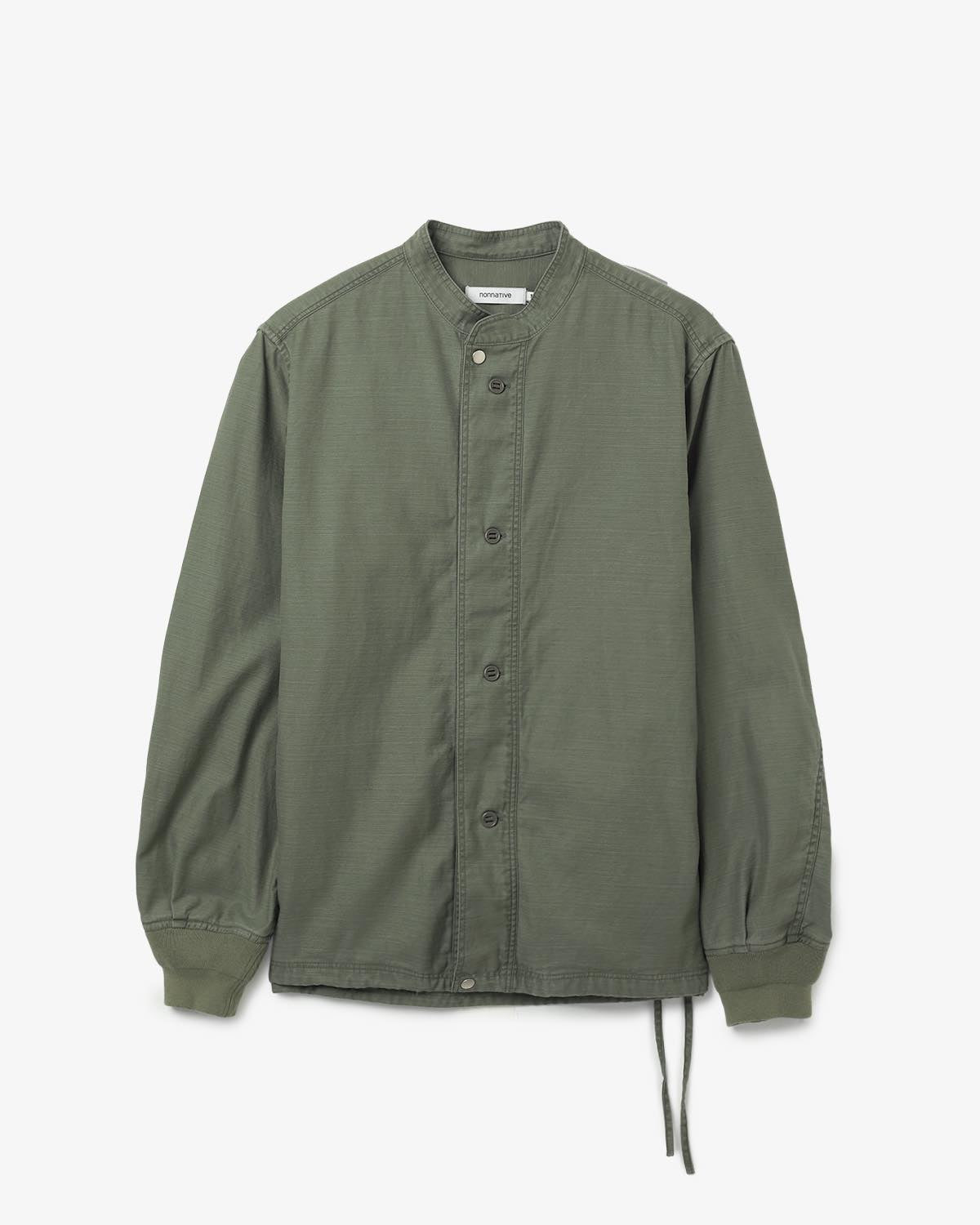 TROOPER SHIRT JACKET COTTON BACKSATIN PIGMENT DYE