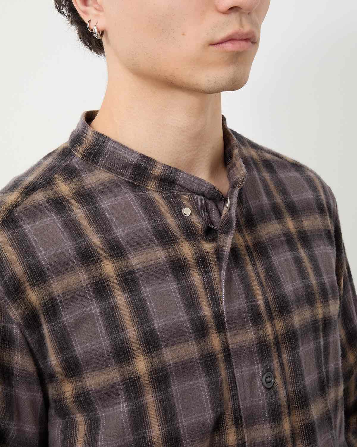 TROOPER SHIRT JACKET COTTON FLANNEL OMBRE CHECK