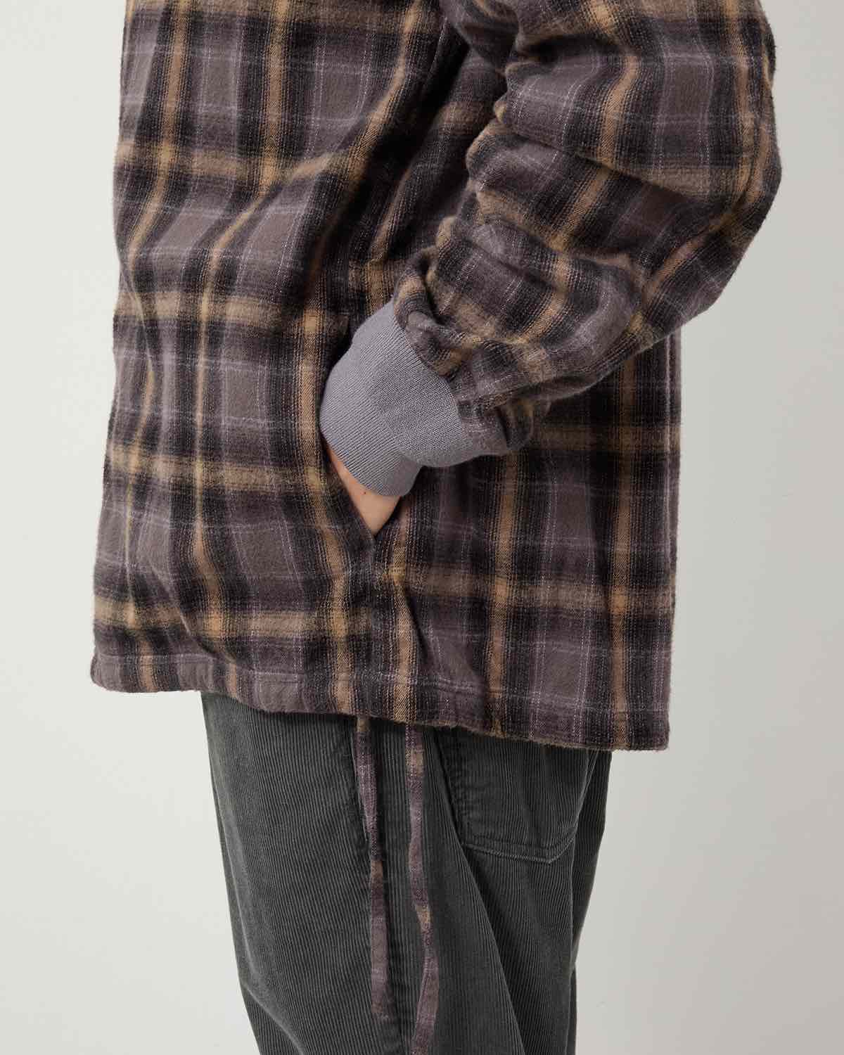 TROOPER SHIRT JACKET COTTON FLANNEL OMBRE CHECK