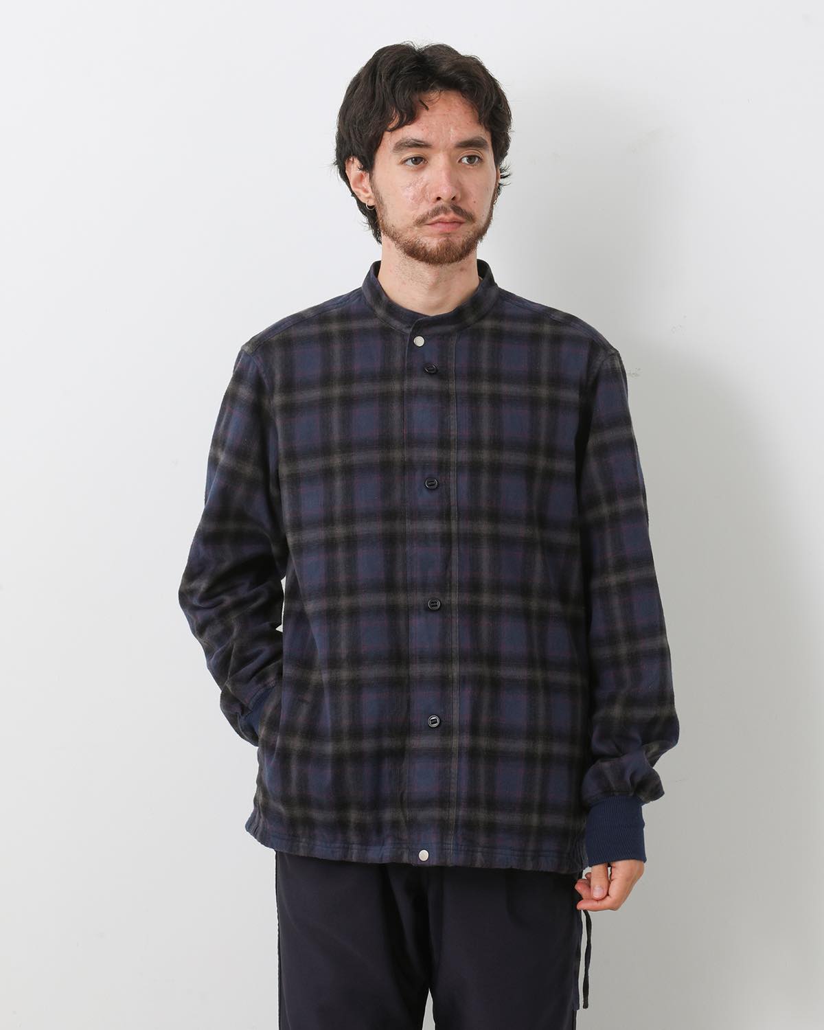 TROOPER SHIRT JACKET COTTON FLANNEL OMBRE CHECK