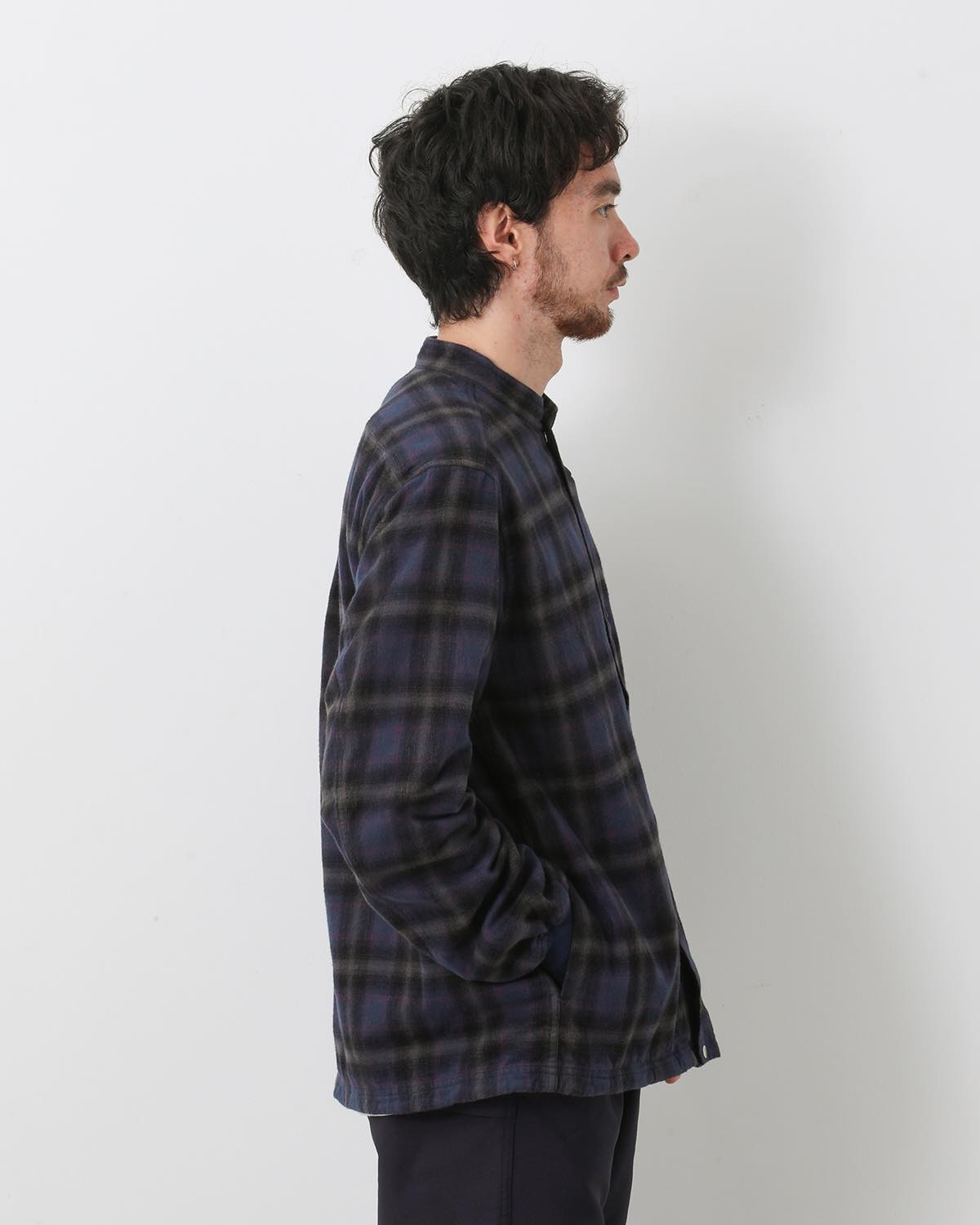 TROOPER SHIRT JACKET COTTON FLANNEL OMBRE CHECK