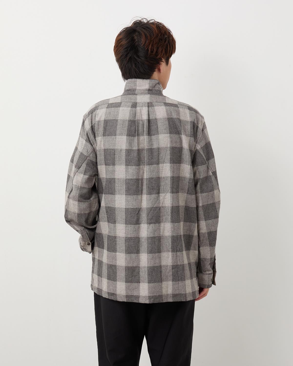 MARINER PULLOVER SHIRT JACKET C/W FLANNEL BLOCK CHECK