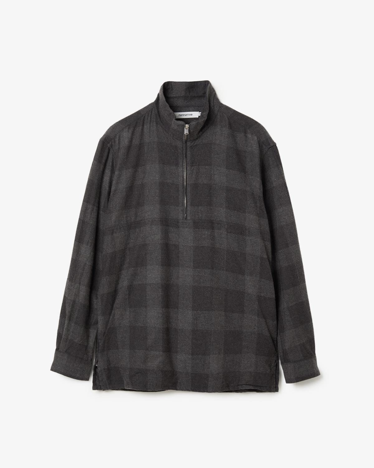 MARINER PULLOVER SHIRT JACKET C/W FLANNEL BLOCK CHECK