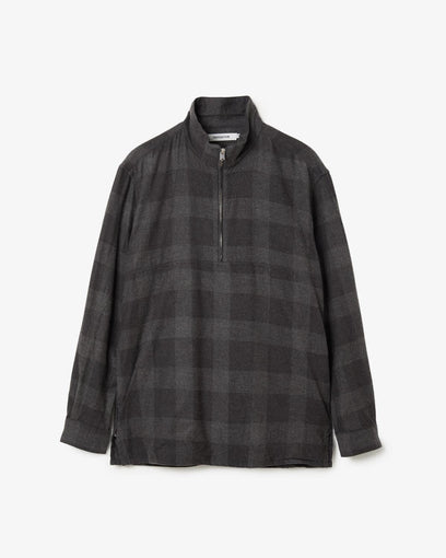 MARINER PULLOVER SHIRT JACKET C/W FLANNEL BLOCK CHECK