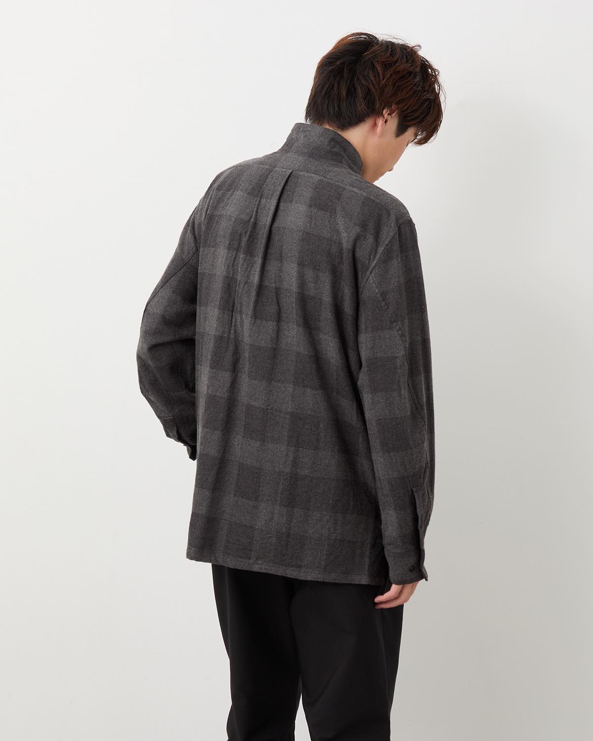 MARINER PULLOVER SHIRT JACKET C/W FLANNEL BLOCK CHECK