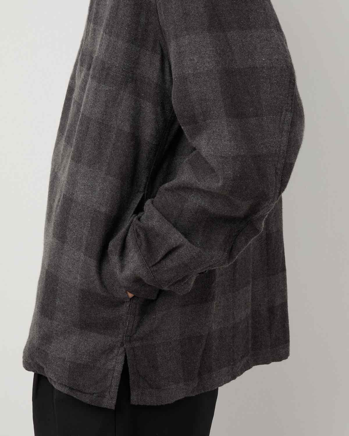 MARINER PULLOVER SHIRT JACKET C/W FLANNEL BLOCK CHECK