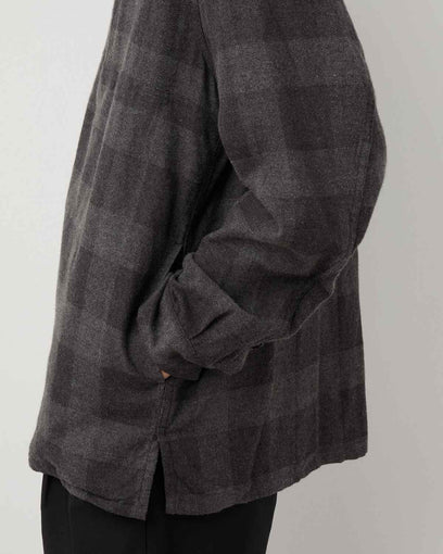 MARINER PULLOVER SHIRT JACKET C/W FLANNEL BLOCK CHECK