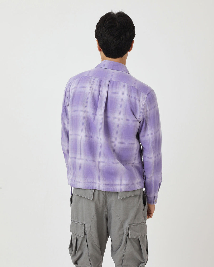 TROOPER SHIRT JACKET COTTON TWILL OMBRE CHECK by Rafu – COVERCHORD