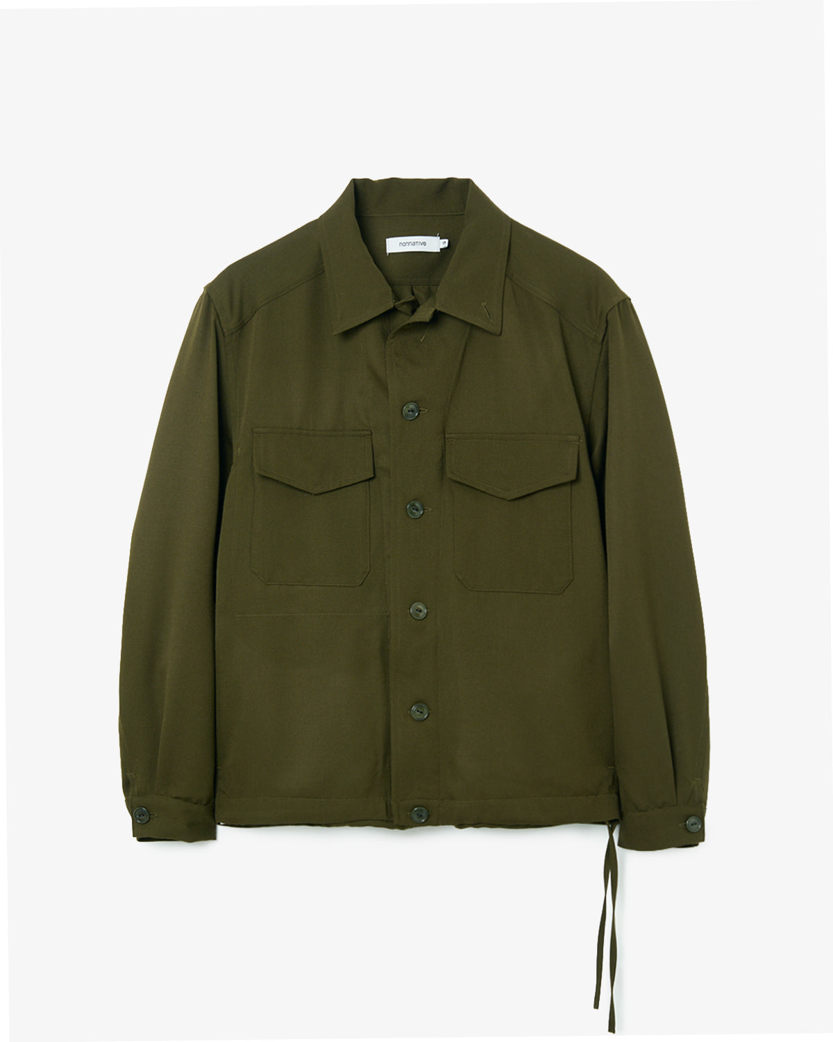 OFFICER SHIRT JACKET WOOL TWILL