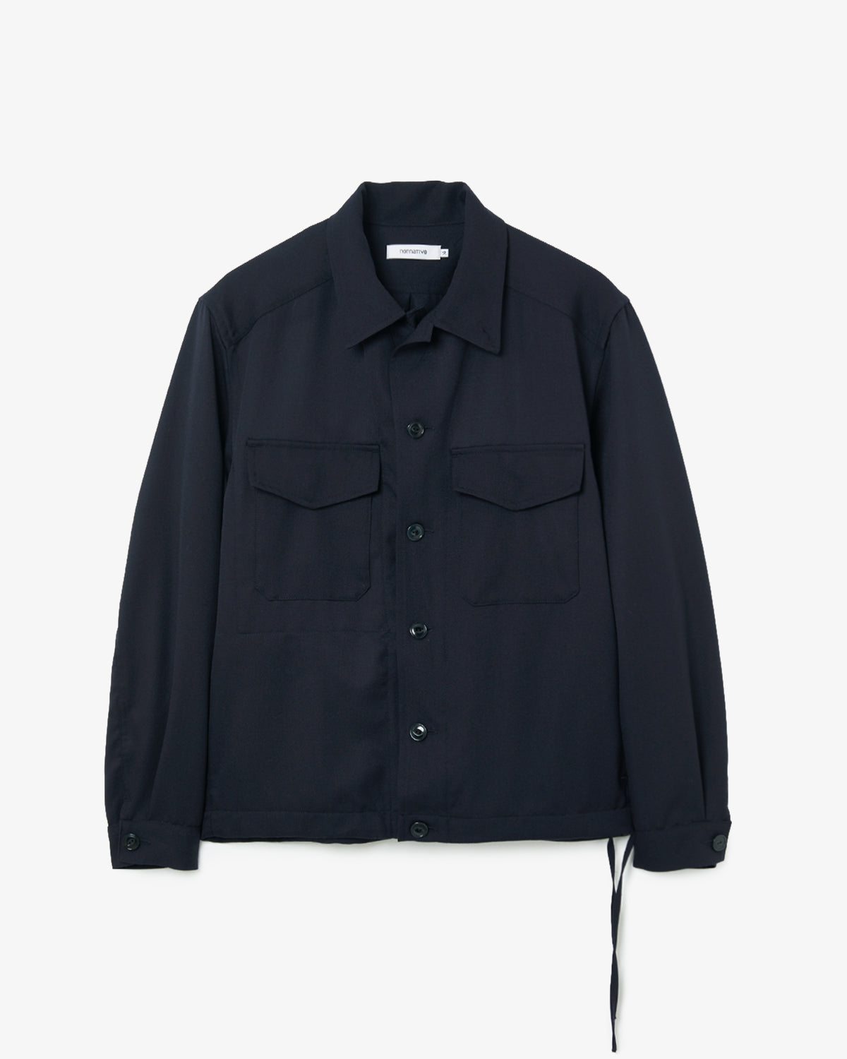 OFFICER SHIRT JACKET WOOL TWILL