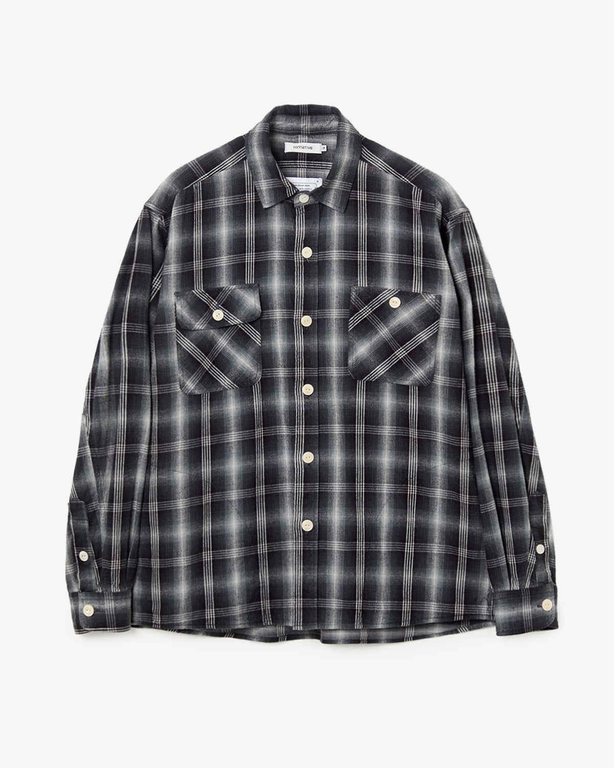 Rafu × nonnative WORKER SHIRT JACKET COTTON TWILL OMBRE CHECK