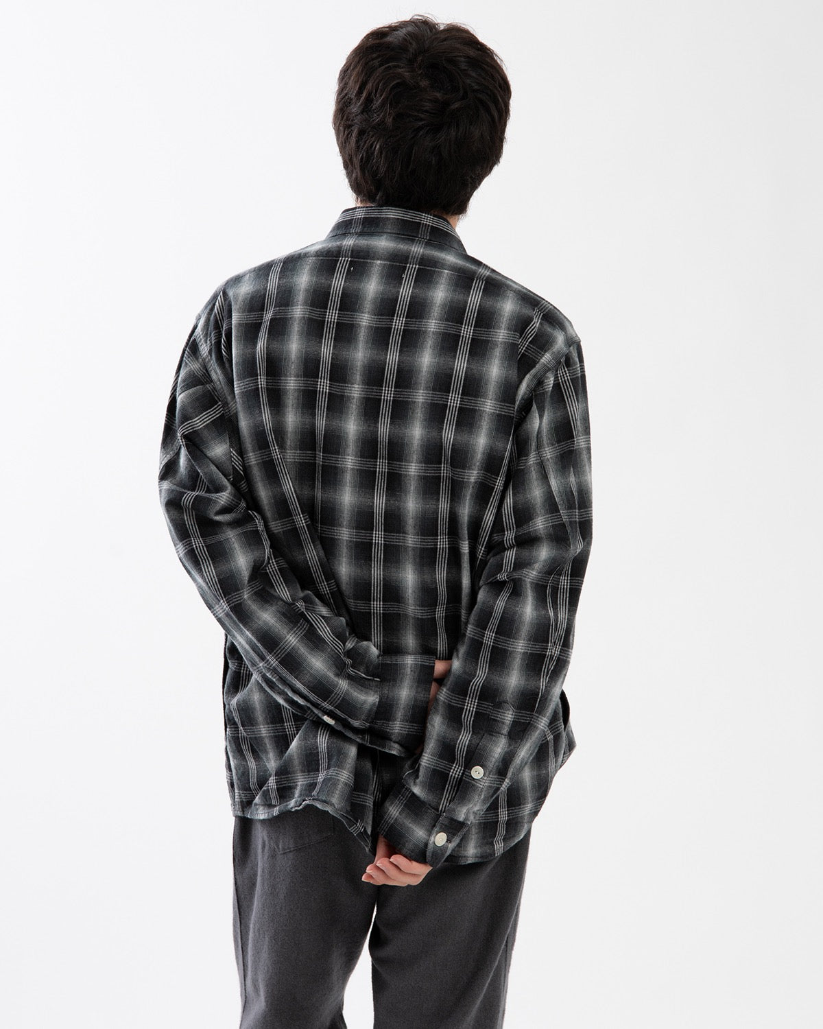 Rafu × nonnative WORKER SHIRT JACKET COTTON TWILL OMBRE CHECK