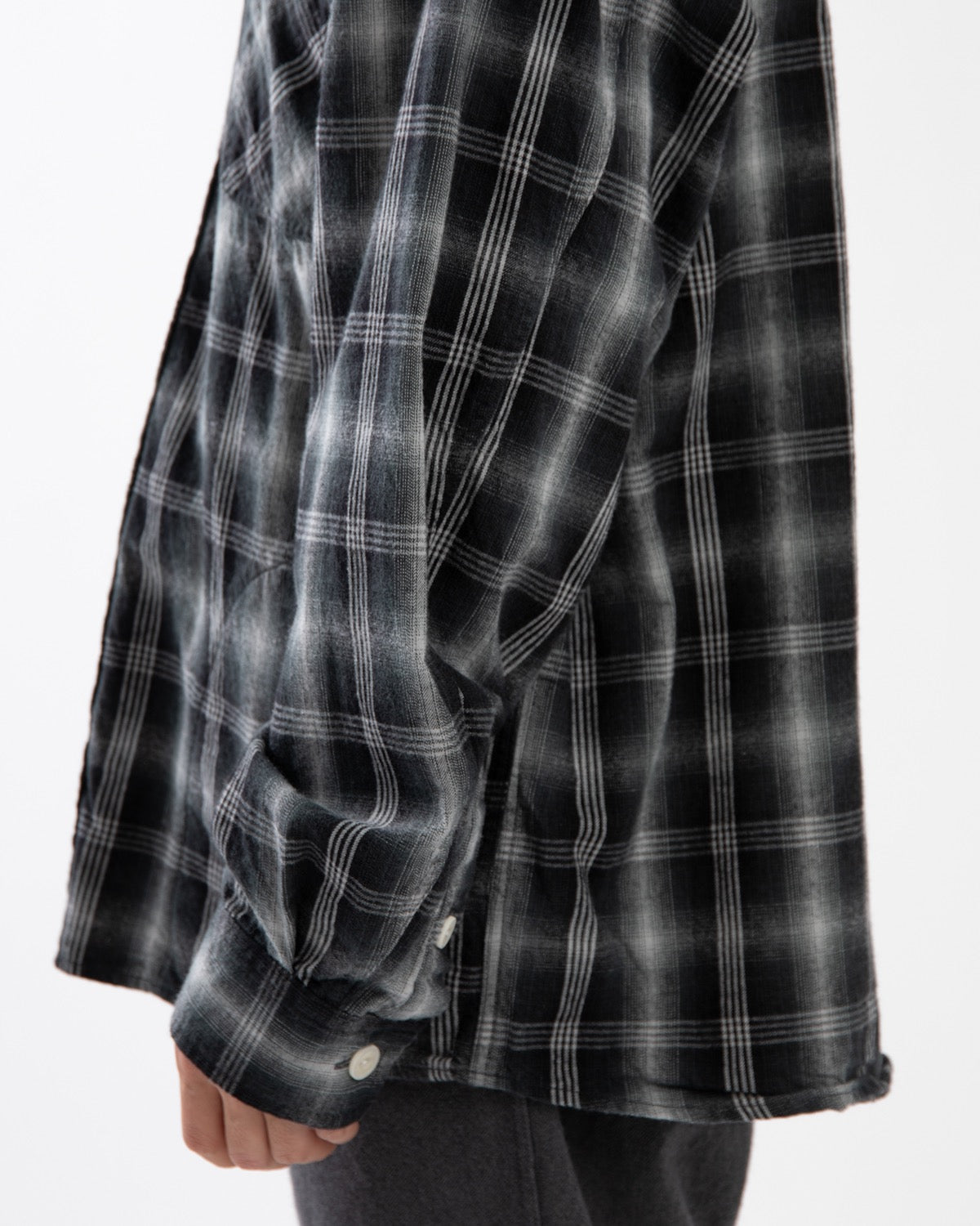 Rafu × nonnative WORKER SHIRT JACKET COTTON TWILL OMBRE CHECK