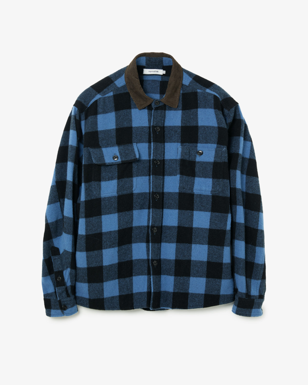 WORKER SHIRT JACKET WOOL NYLON BUFFALO CHECK