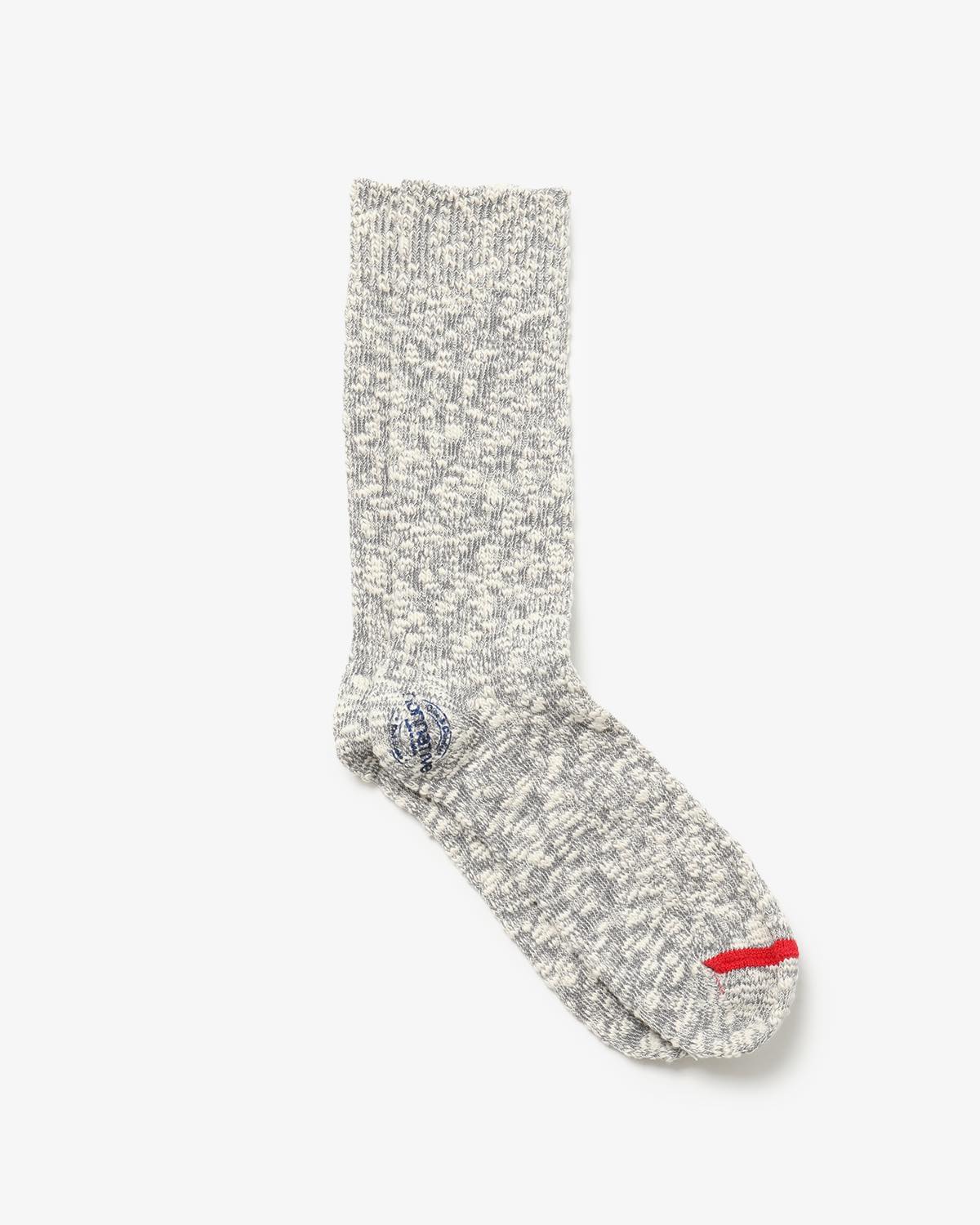 DWELLER SLUB SOCKS HI C/N/P WOVEN