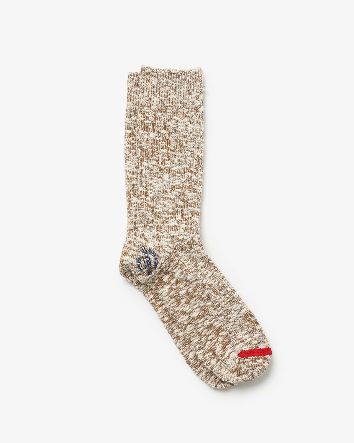 DWELLER SLUB SOCKS HI C/N/P WOVEN