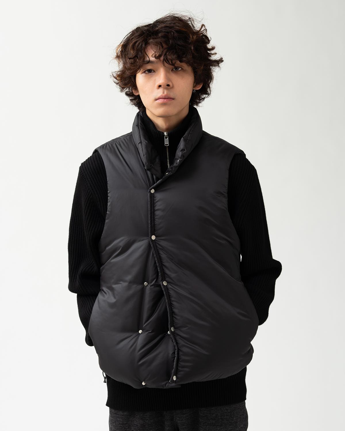 HIKER PUFF VEST POLY TAFFETA