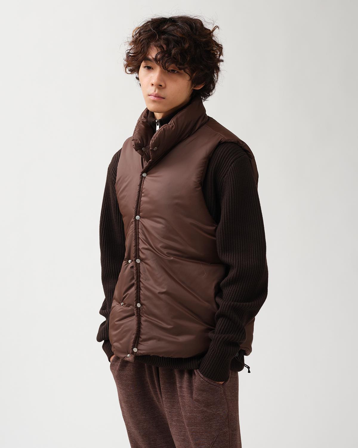 HIKER PUFF VEST POLY TAFFETA