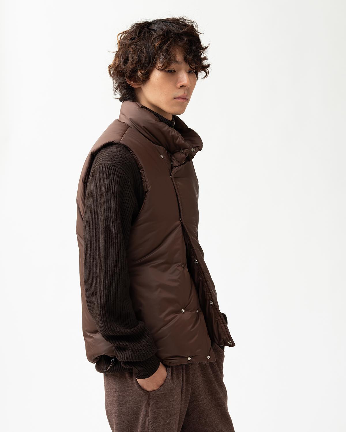 HIKER PUFF VEST POLY TAFFETA