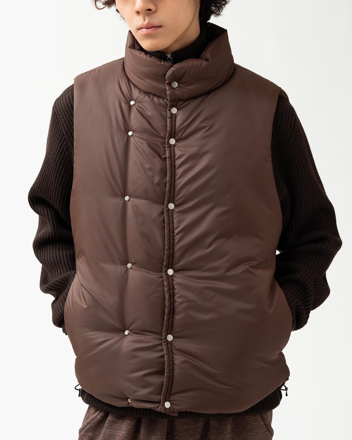 HIKER PUFF VEST POLY TAFFETA