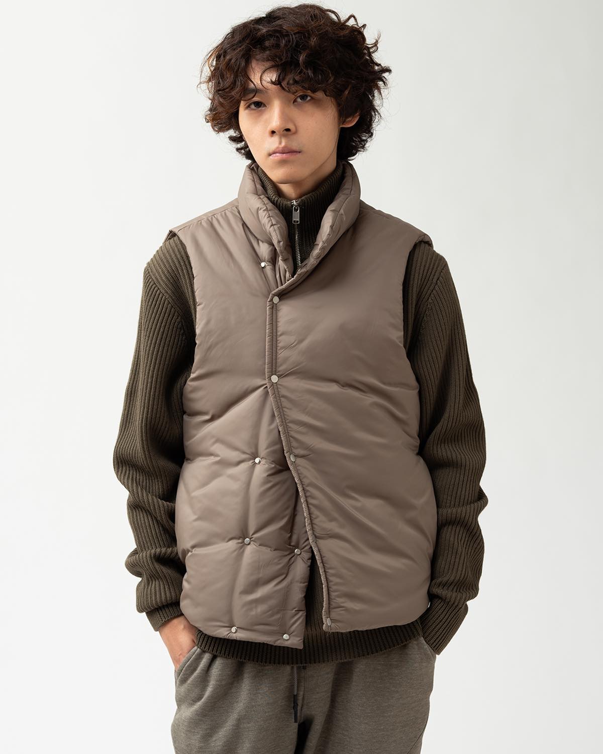 HIKER PUFF VEST POLY TAFFETA