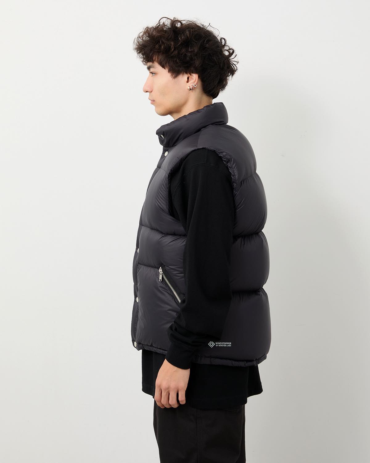 EXPLORER DOWN VEST NYLON MINI RIPSTOP WITH WINDSTOPPER®