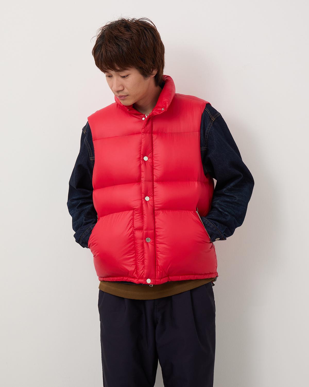 EXPLORER DOWN VEST NYLON MINI RIPSTOP WITH WINDSTOPPER®