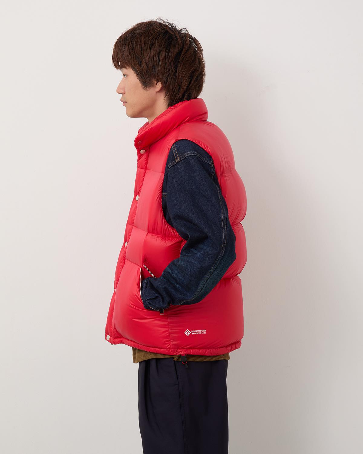 EXPLORER DOWN VEST NYLON MINI RIPSTOP WITH WINDSTOPPER®