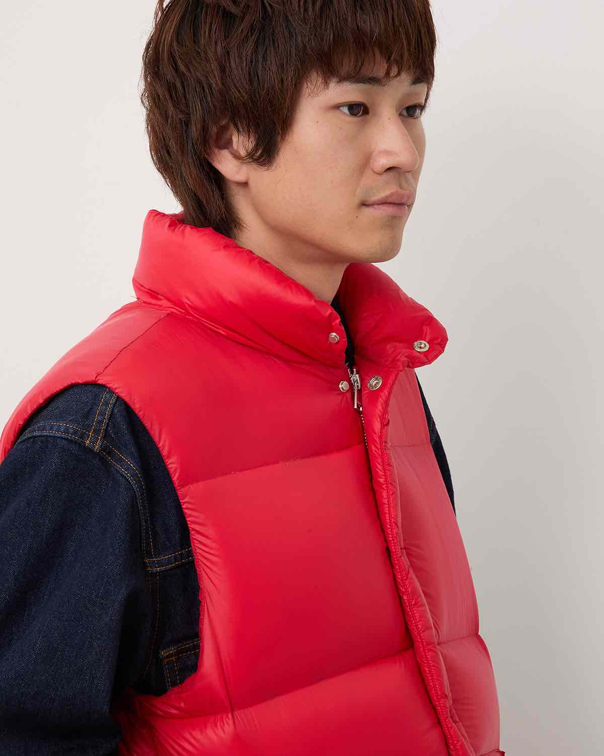 EXPLORER DOWN VEST NYLON MINI RIPSTOP WITH WINDSTOPPER®