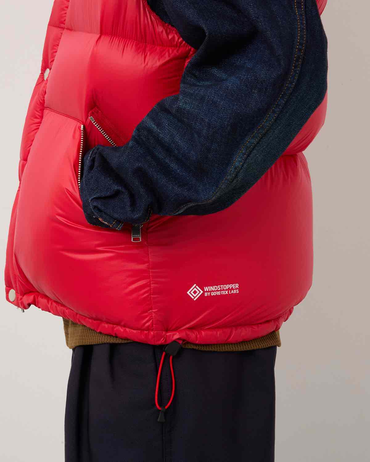 EXPLORER DOWN VEST NYLON MINI RIPSTOP WITH WINDSTOPPER®