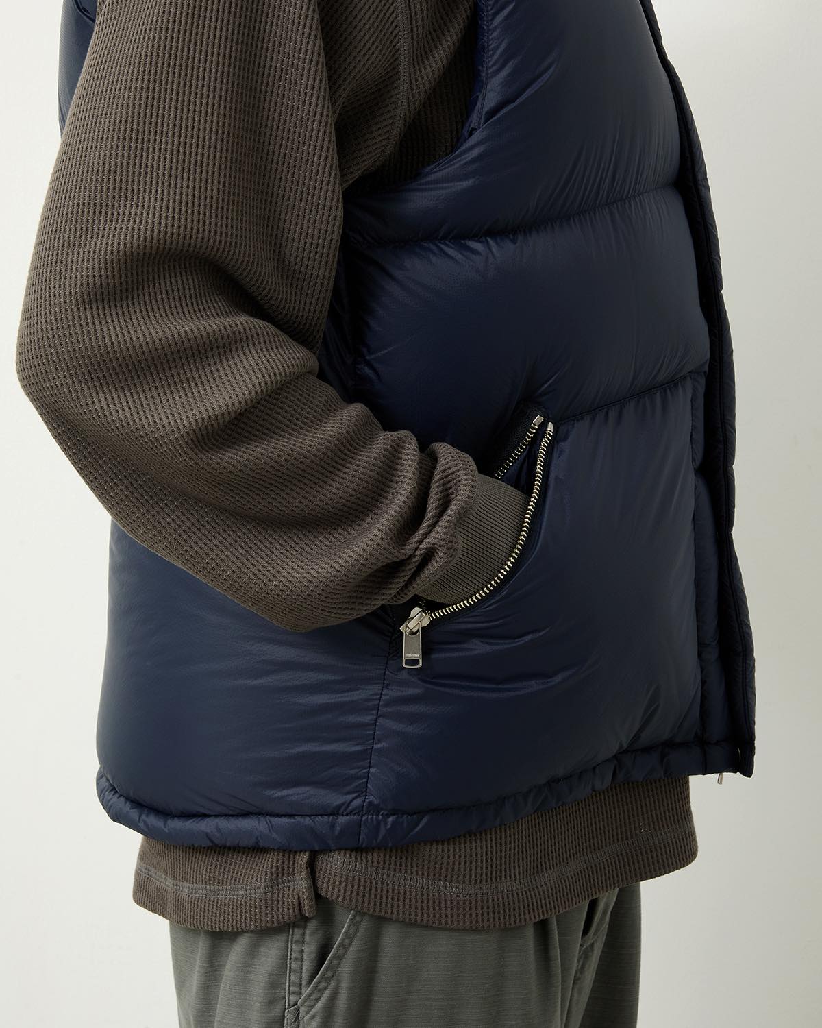 EXPLORER DOWN VEST NYLON MINI RIPSTOP WITH WINDSTOPPER®