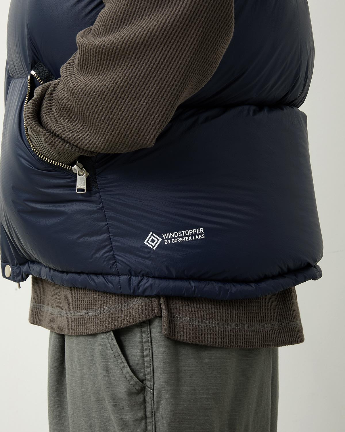 EXPLORER DOWN VEST NYLON MINI RIPSTOP WITH WINDSTOPPER®