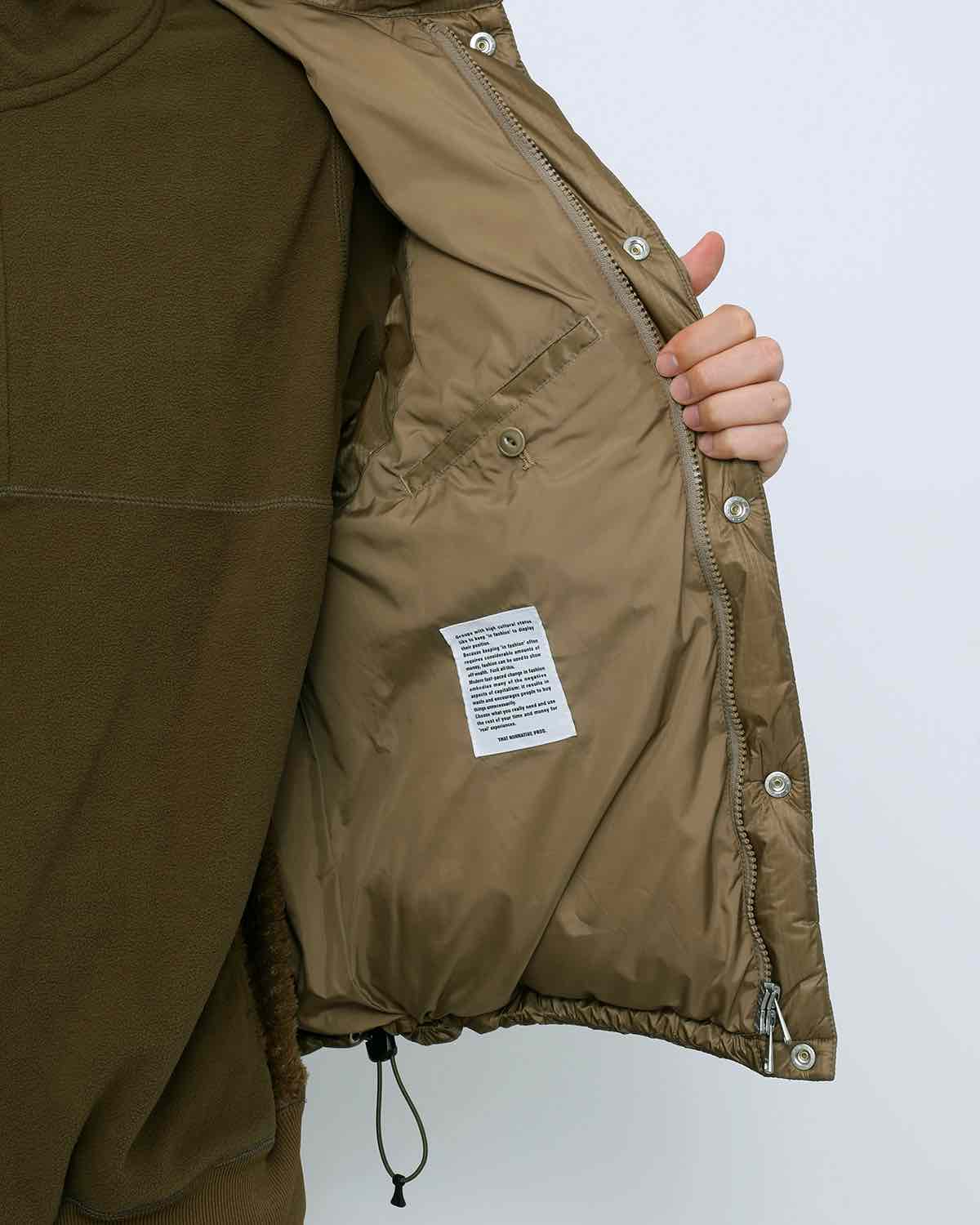 EXPLORER DOWN VEST NYLON RIPSTOP WITH WINDSTOPPER®