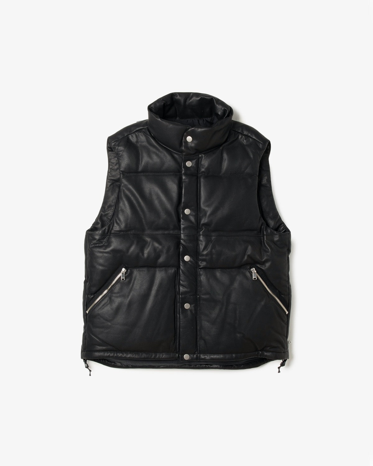 EXPLORER DOWN VEST COW LEATHER WITH WINDSTOPPER®