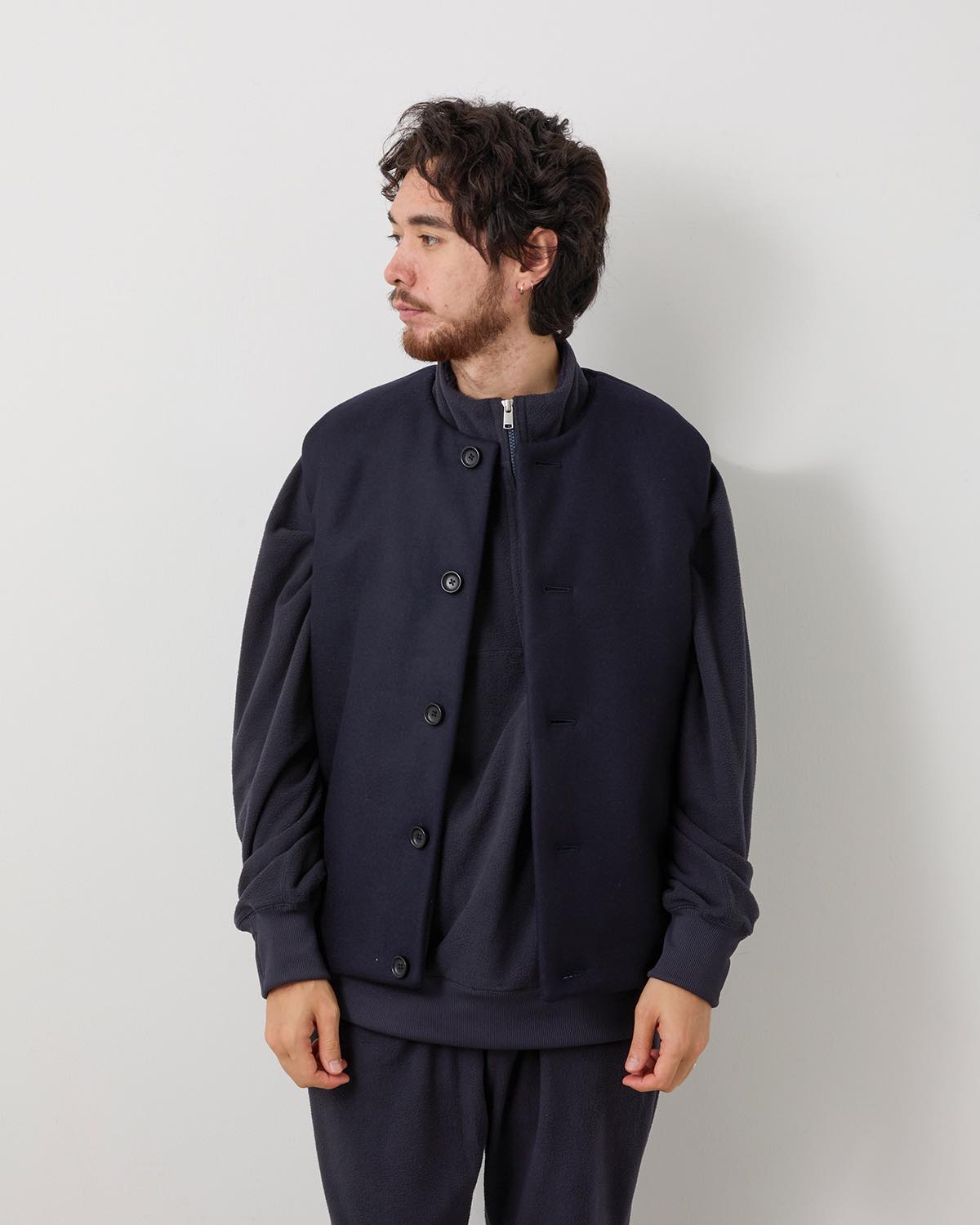 MARINER VEST W/N DOUBLE MELTON WITH WINDSTOPPER®