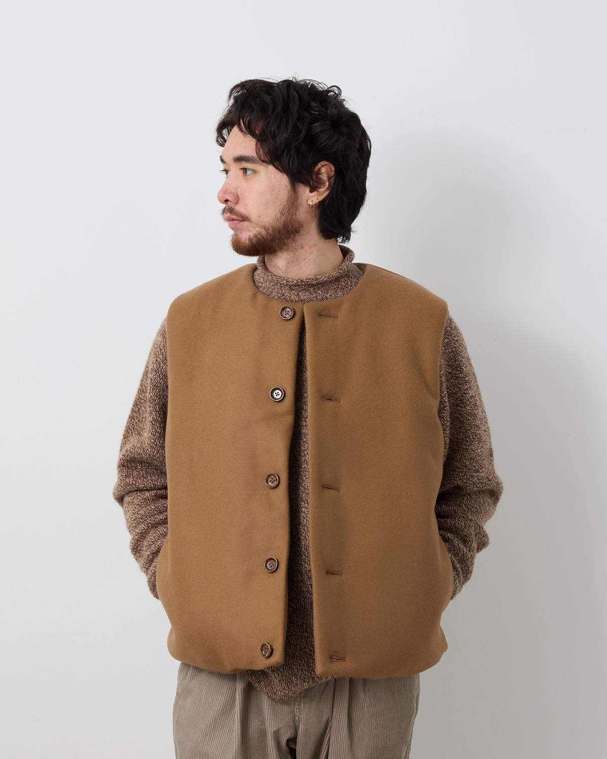 MARINER VEST W/N DOUBLE MELTON WITH WINDSTOPPER®