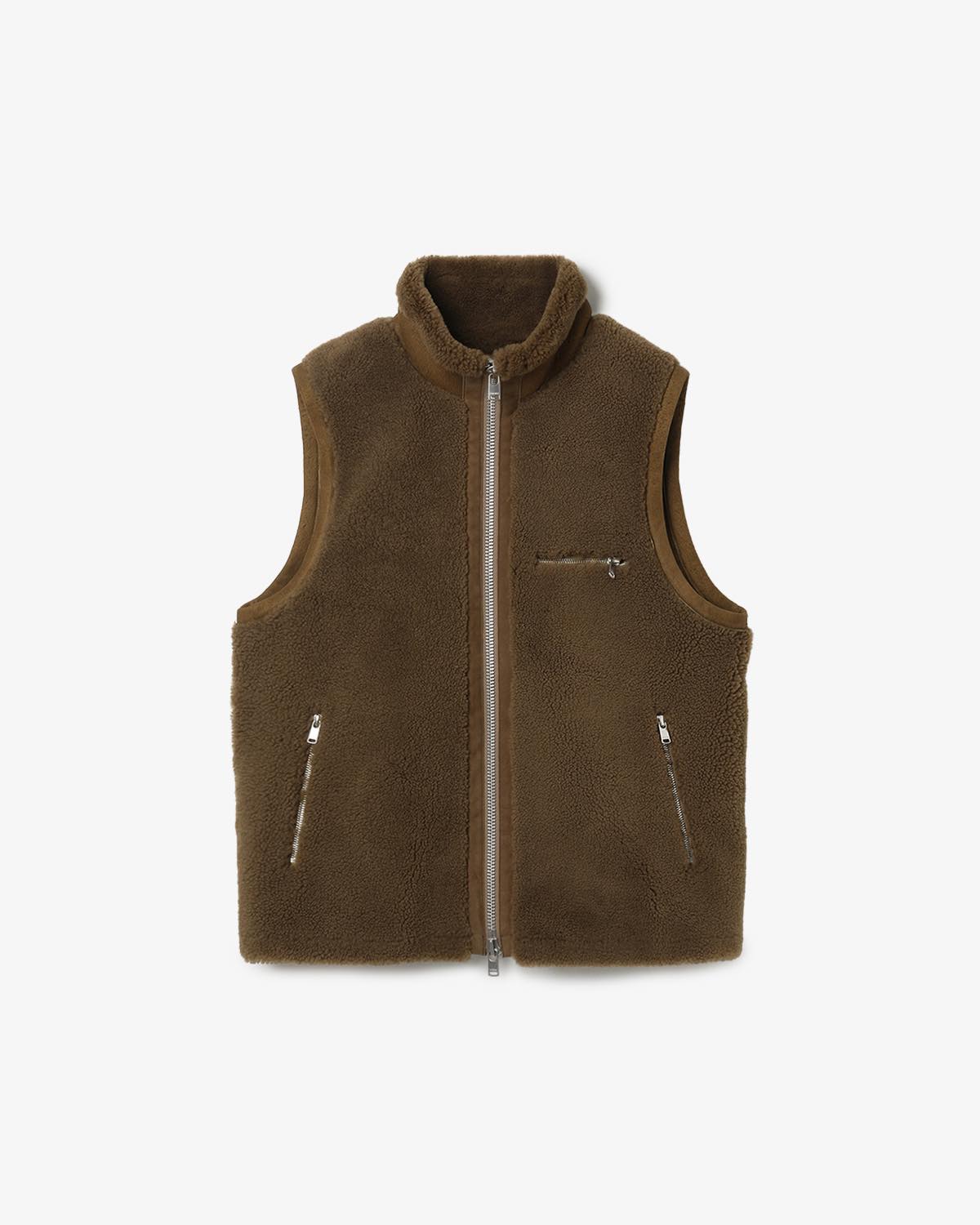 HUNTER VEST SHEEP BOA MOUTON LEATHER – COVERCHORD