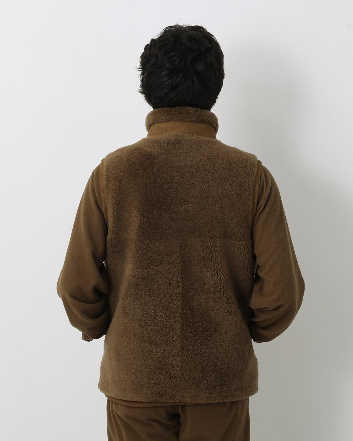 HUNTER VEST SHEEP BOA MOUTON LEATHER