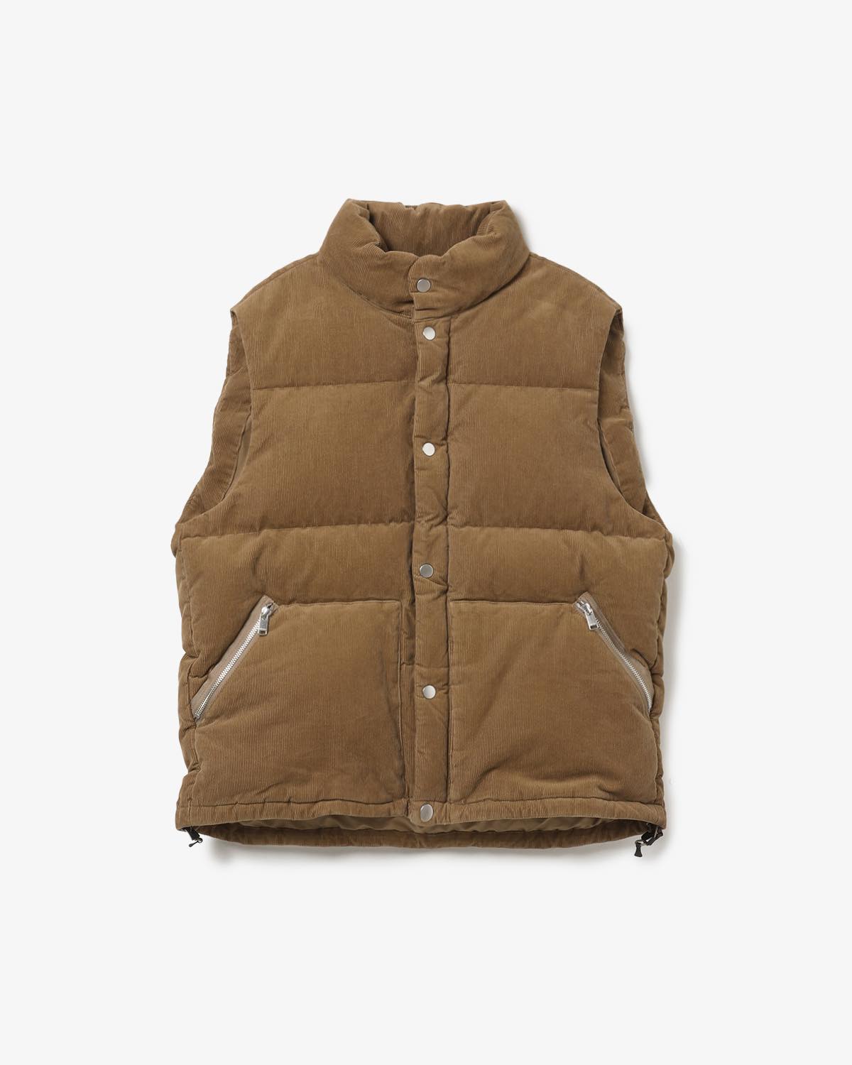 EXPLORER DOWN VEST COTTON CORD SULFUR DYE WITH WINDSTOPPER®