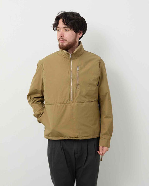 HIKER PULLOVER PUFF VEST COTTON RIPSTOP WITH WINDSTOPPER® – COVERCHORD