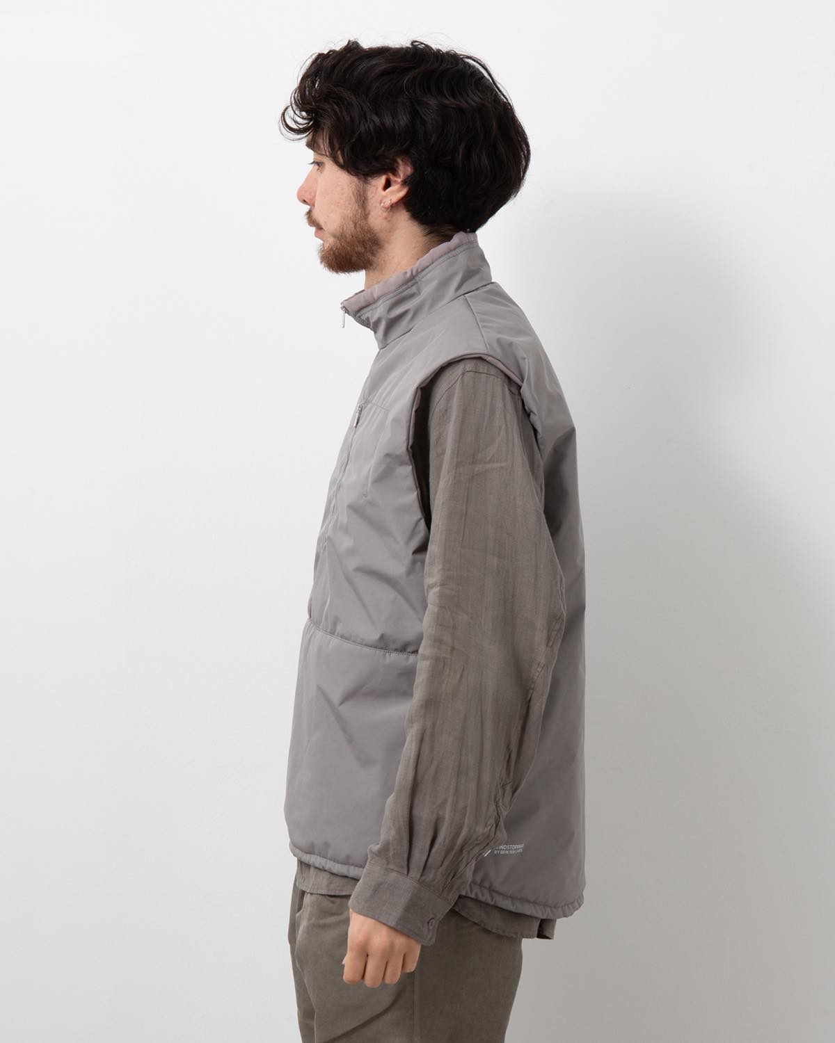 HIKER PULLOVER PUFF VEST POLYESTER MINI RIPSTOP WINDSTOPPER® 3L