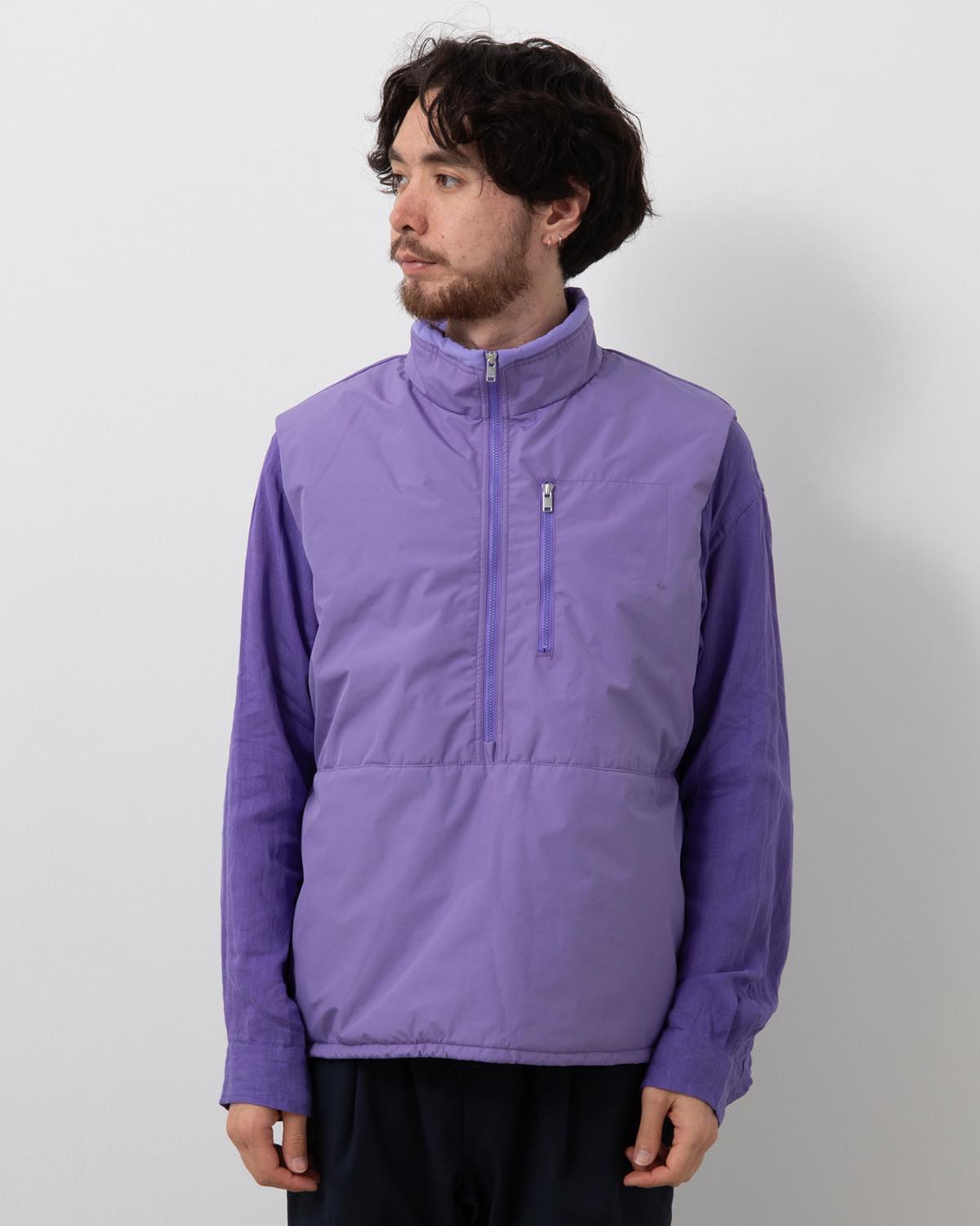 HIKER PULLOVER PUFF VEST POLYESTER MINI RIPSTOP WINDSTOPPER® 3L