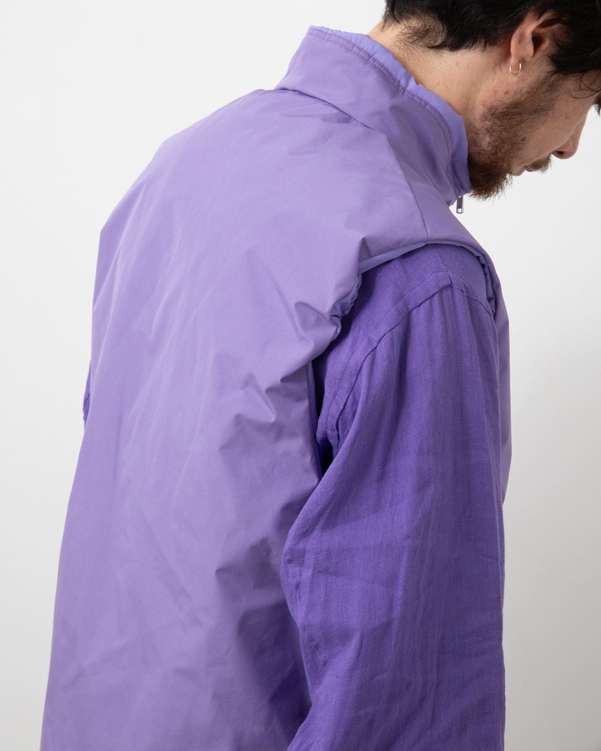 HIKER PULLOVER PUFF VEST POLYESTER MINI RIPSTOP WINDSTOPPER® 3L