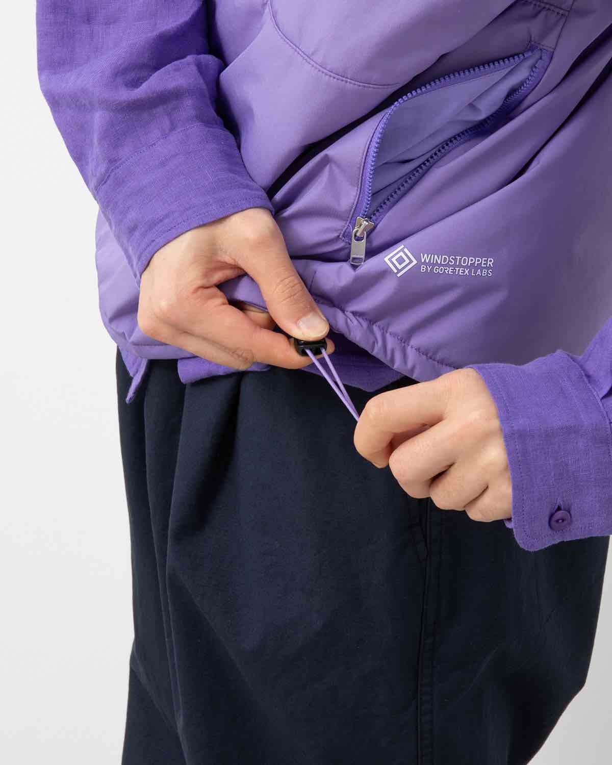 HIKER PULLOVER PUFF VEST POLYESTER MINI RIPSTOP WINDSTOPPER® 3L