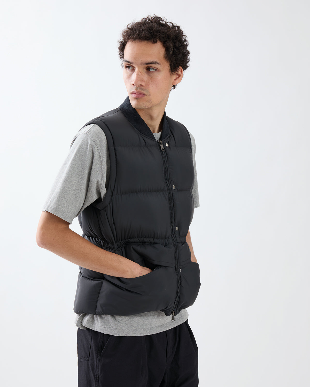HIKER DOWN VEST 800FP POLY TAFFETA WITH WINDSTOPPER®